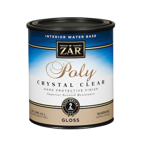 Aqua Zar ZAR Aqua Gloss Clear Water-Based Polyurethane 1 qt 32412